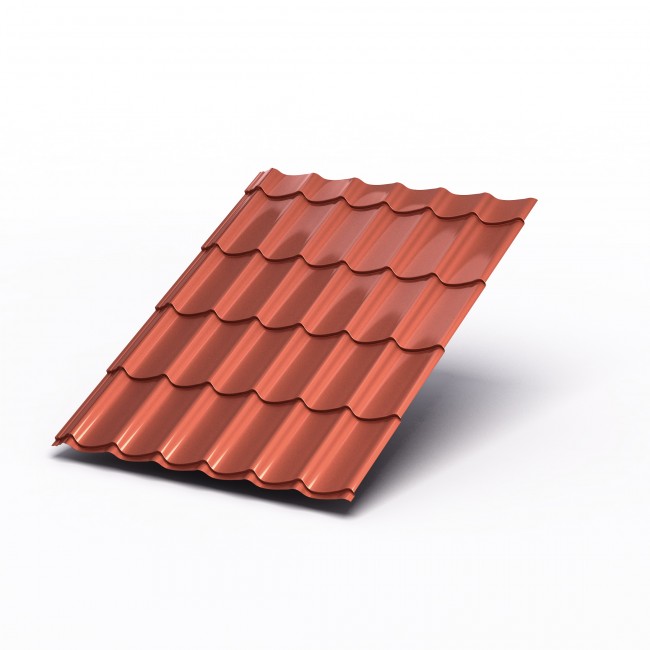 Металлочерепица МП Ламонтерра (Монтеррей) (AGNETA-03-Copper\Copper-0.5)