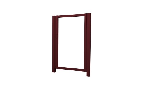 Калитка Жалюзи 2,0х1 RAL 3005 без заполнения