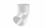 Колено трубы GALECO система PVC (ПВХ) 67 градусов белый RAL 9010 D 100 мм 2 Колено трубы GALECO система PVC (ПВХ) 67 градусов белый RAL 9010 D 100 мм 2