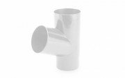 Тройник трубы GALECO система PVC (ПВХ) 67 градусов белый RAL 9010 D 100 мм 2 Тройник трубы GALECO система PVC (ПВХ) 67 градусов белый RAL 9010 D 100 мм 2