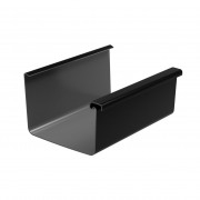 Желоб водосточный GALECO PVC2 ПВХ черный RAL 9005 D 135 мм 4 пог.м Желоб водосточный GALECO PVC2 ПВХ черный RAL 9005 D 135 мм 4 пог.м