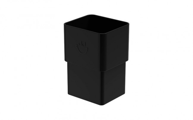 Муфта трубы GALECO системы PVC2 FLAT ROOFS ПВХ графит RAL 7015 D 80 мм