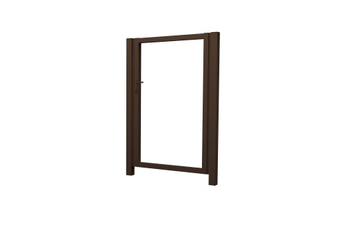 Калитка Жалюзи 2.5х1 RAL 8017 без заполнения