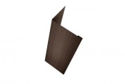 Нащельник (для калиток и ворот) 25х35 жалюзи Milan, Tokyo, Palermo 0,45 Print Elite Coffee wood Нащельник (для калиток и ворот) 25х35 жалюзи Milan, Tokyo, Palermo 0,45 Print Elite Coffee wood