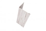 Нащельник (для калиток и ворот) 25х35 жалюзи Milan, Tokyo, Palermo 0,45 Print Elite Snow wood Нащельник (для калиток и ворот) 25х35 жалюзи Milan, Tokyo, Palermo 0,45 Print Elite Snow wood