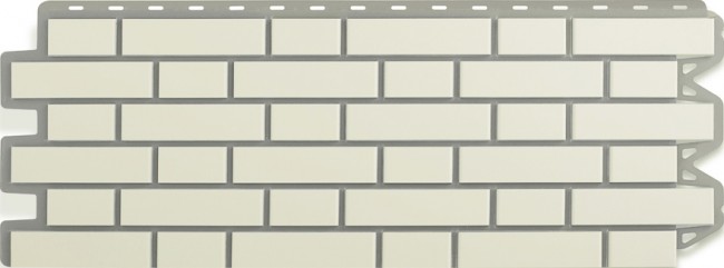 Панель кирпич клинкерный (белый)