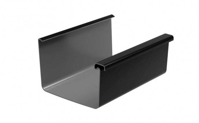 Желоб водосточный GALECO PVC2 ПВХ графит RAL 7015 D 135 мм 4 пог.м