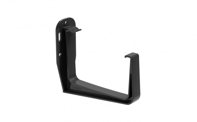 Кронштейн короткий GALECO PVC2 ПВХ графит RAL 7015 D 135 мм