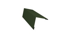 Планка завершающая 50х50 жалюзи Milan 0,5 Velur RAL 6020