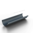 Желоб водосточный D125х3000 Foramina Freeze 1