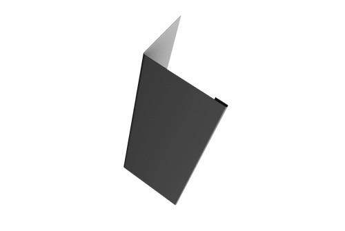 Нащельник (для калиток и ворот) 25х35 жалюзи Milan, Tokyo, Palermo 0,5 Rooftop Matte RAL 7024