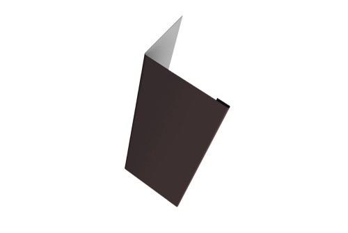 Нащельник (для калиток и ворот) 25х35 жалюзи Milan, Tokyo, Palermo 0,5 Rooftop Matte RR 32