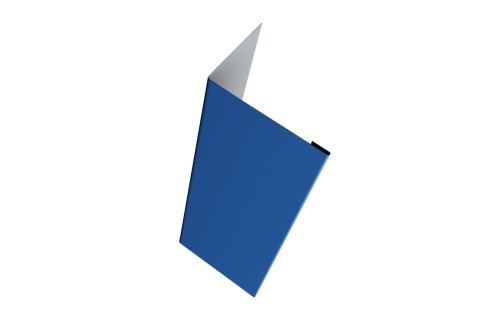 Нащельник (для калиток и ворот) 25х35 жалюзи Milan, Tokyo, Palermo 0,5 Satin с пленкой RAL 5005