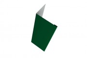 Нащельник (для калиток и ворот) 25х35 жалюзи Milan, Tokyo, Palermo 0,5 Satin с пленкой RAL 6005 Нащельник (для калиток и ворот) 25х35 жалюзи Milan, Tokyo, Palermo 0,5 Satin с пленкой RAL 6005