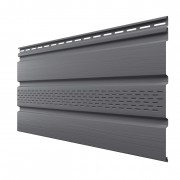 Софит с центральной перфорацией (RAL 7024, RAL 8017, RAL 8019) Софит с центральной перфорацией (RAL 7024, RAL 8017, RAL 8019)