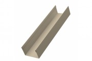 Стойка жалюзи Milan,Tokyo 0,5 Satin с пленкой RAL 1015 Стойка жалюзи Milan,Tokyo 0,5 Satin с пленкой RAL 1015