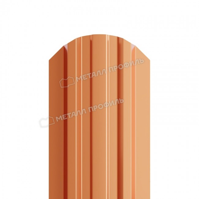  Штакетник металлический МП LАNE-O 16,5х99 (AGNETA-20-Copper\Copper-0.5)