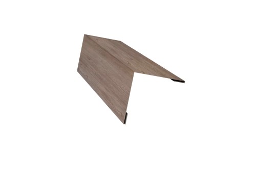 Планка завершающая 50х50 жалюзи Milan 0,45 Print Elite White Wood