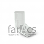 Колено трубы 108 градусов Faracs 125/82 Колено трубы 108 градусов Faracs 125/82