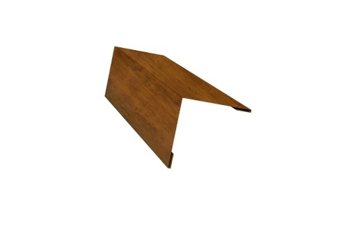 Планка завершающая 50х50 жалюзи Milan 0,45 Print-double Elite Golden Wood