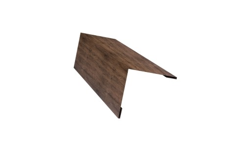 Планка завершающая 50х50 жалюзи Milan 0,45 Print-double Elite Antique Wood