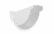 Заглушка желоба правая GALECO система PVC (ПВХ) белый RAL 9010 D 152 (130) мм 2 Заглушка желоба правая GALECO система PVC (ПВХ) белый RAL 9010 D 152 (130) мм 2