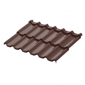 Модульная металлическая черепица Стокгольм, 1185х775