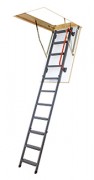 Складная металлическая чердачная лестница с поручнем LMK 60х130/305 Складная металлическая чердачная лестница с поручнем LMK 60х130/305