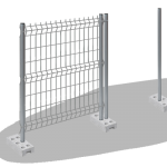 Элементы временного ограждения Элементы временного ограждения